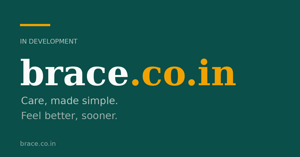 Link preview image for brace.co.in